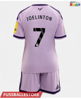 Günstige Newcastle United Joelinton #7 3rd trikot Kinder 2026-27 Kurzarm (+ Kurze Hosen)